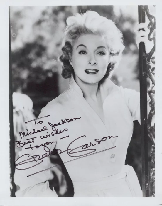 Greer Garson autograph