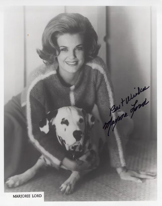 Marjorie Lord autograph