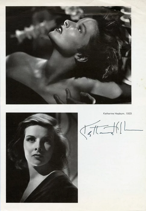Katharine Hepburn autograph