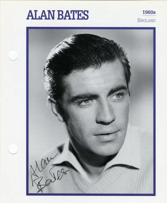 Alan Bates autograph