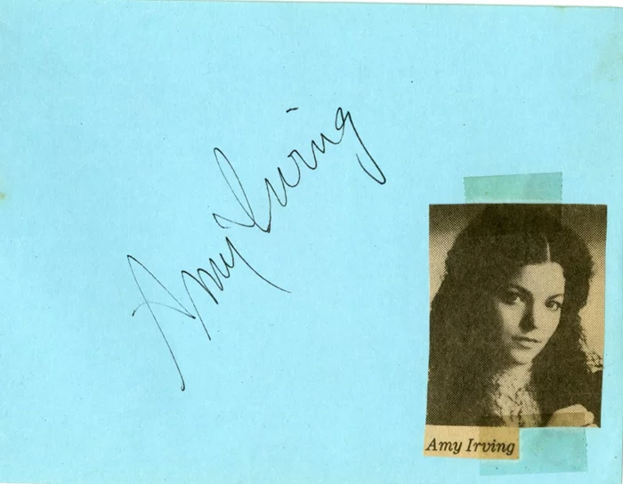 Amy Irving autograph
