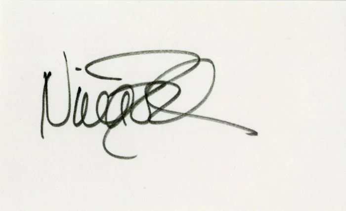 Nina Foch autograph