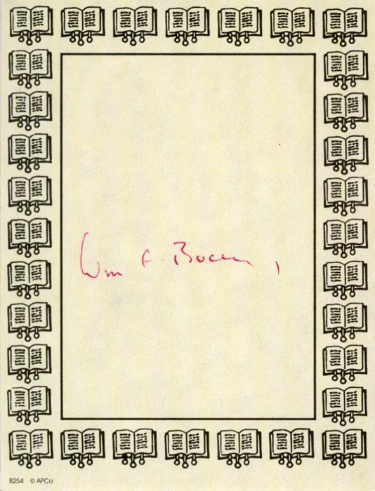 William F. Buckley Jr. autograph