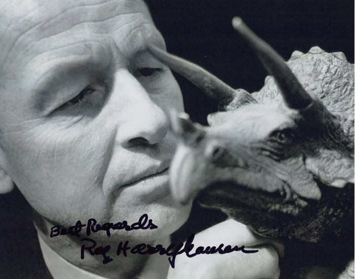 Ray Harryhausen autograph
