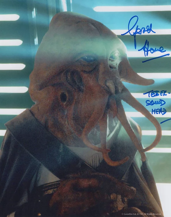 Gerald Home autograph