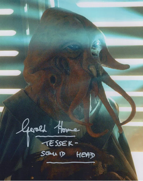 Gerald Home autograph