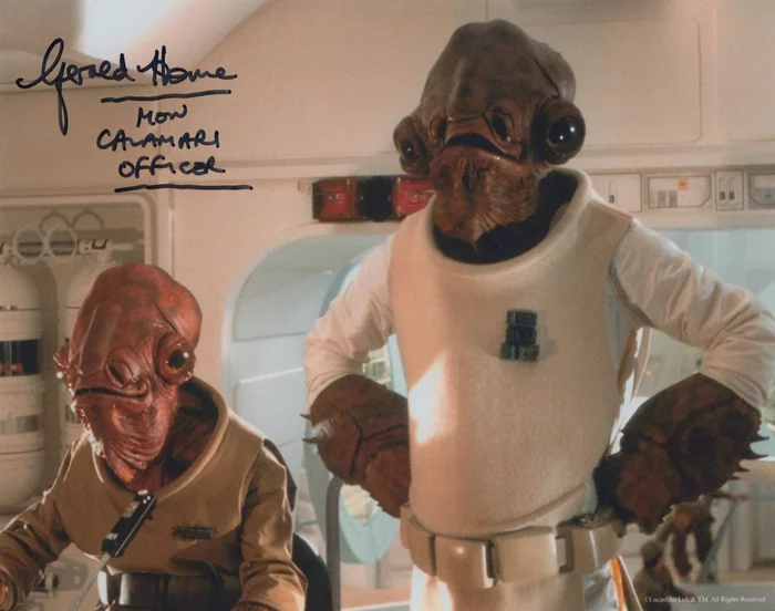 Gerald Home autograph