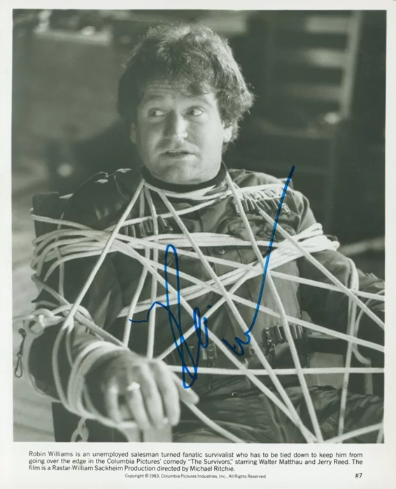 Robin Williams autograph