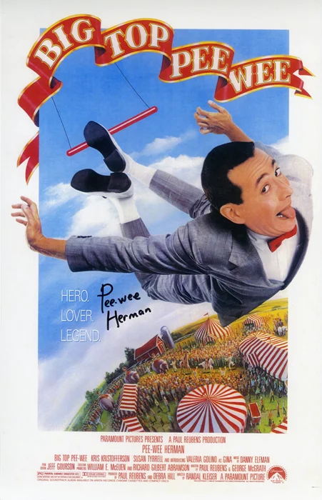 Pee-Wee Herman autograph