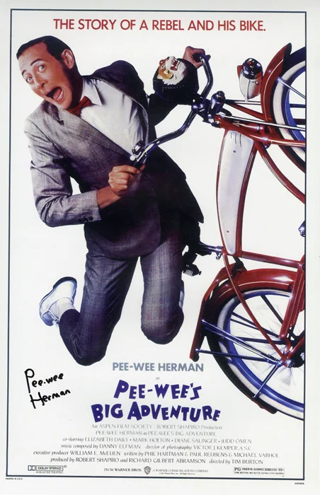 Pee-Wee Herman autograph