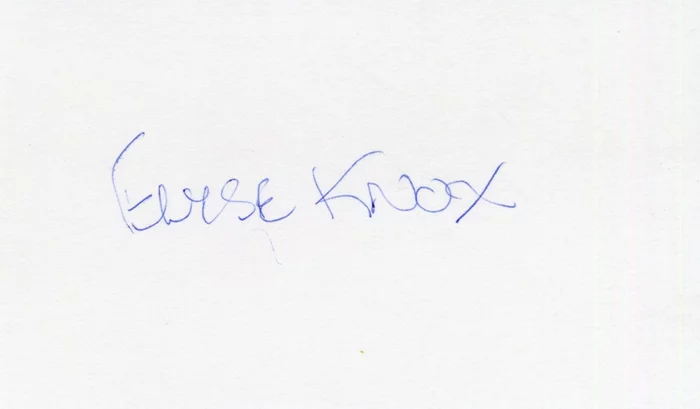 Elyse Knox autograph