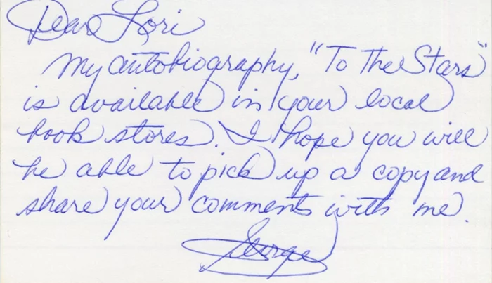 George Takei autograph