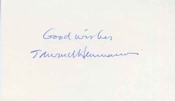 Edward Herrmann autograph