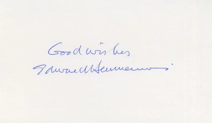 Edward Herrmann autograph