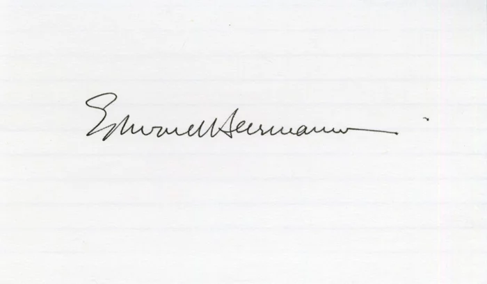 Edward Herrmann autograph