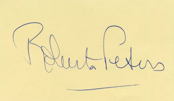 Roberta Peters autograph