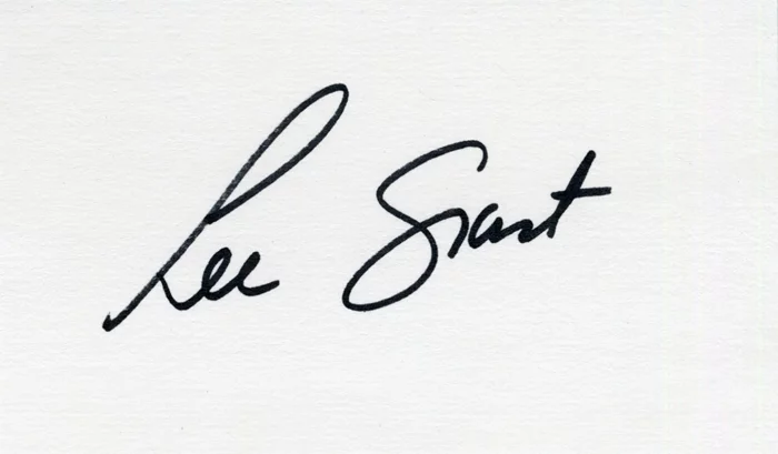 Lee Grant autograph