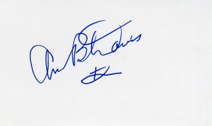 Ann B. Davis autograph