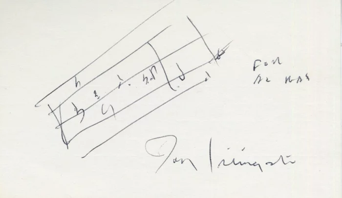 Jay Livingston autograph