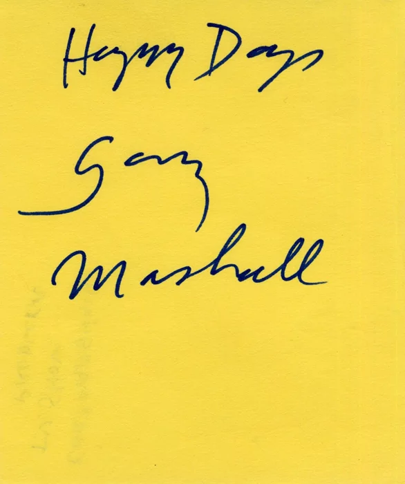 Garry Marshall autograph