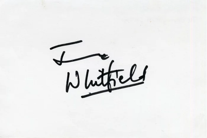 June Whitfield autograph