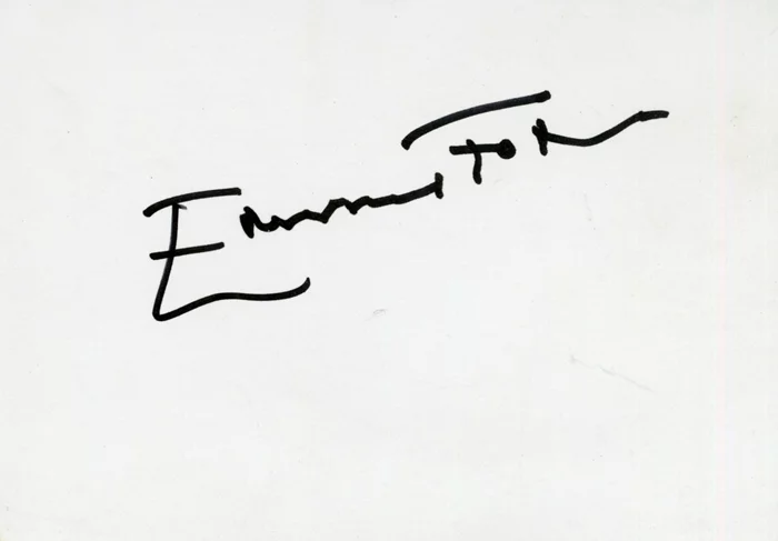 Edward Fox autograph