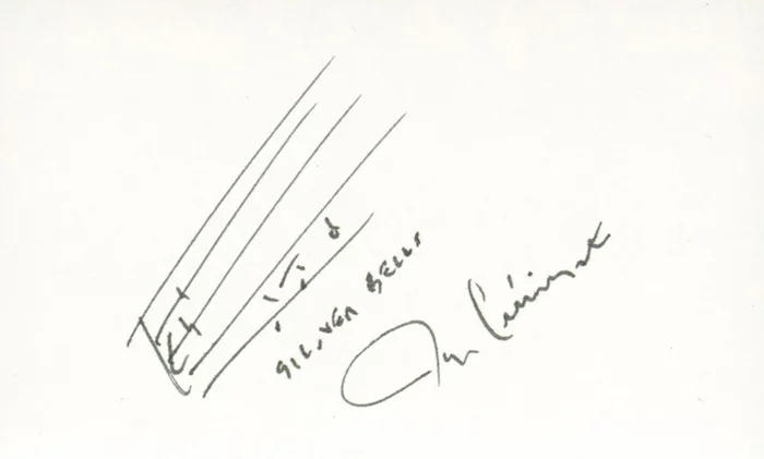 Jay Livingston autograph