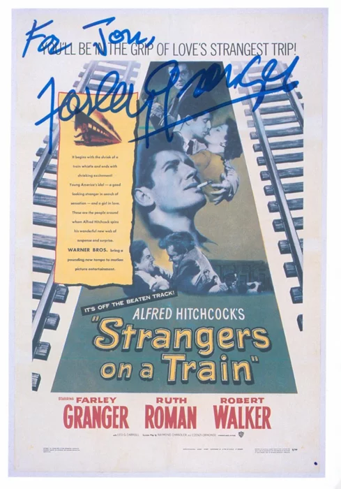 Farley Granger autograph
