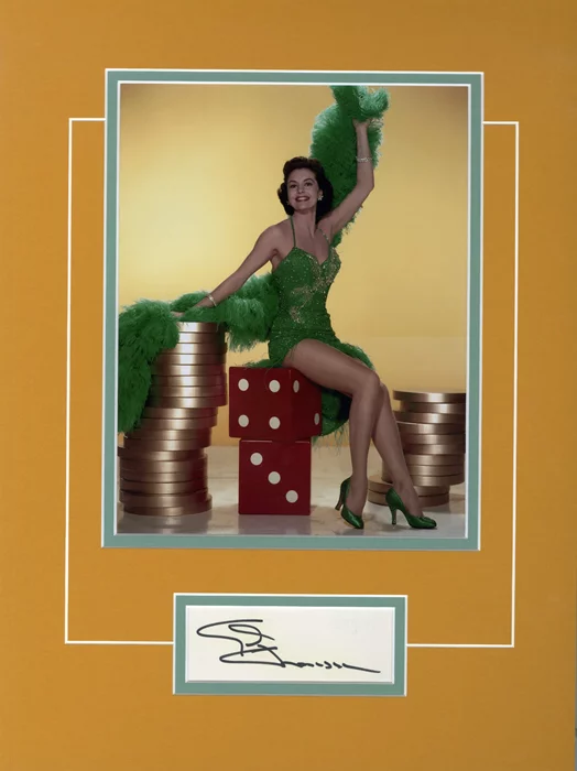Cyd Charisse autograph