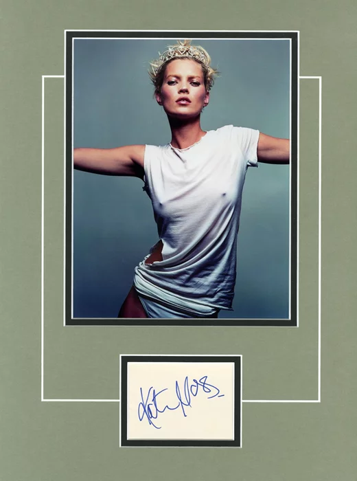 Kate Moss autograph