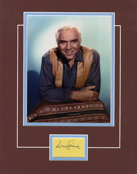 Lorne Greene autograph