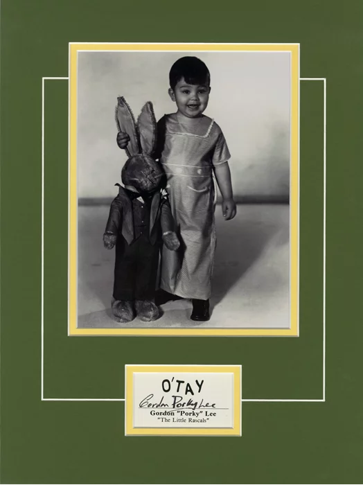 Gordon 'Porky' Lee autograph