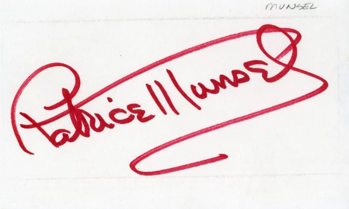 Patrice Munsel autograph