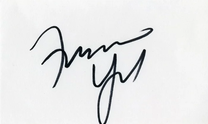 Francine York autograph