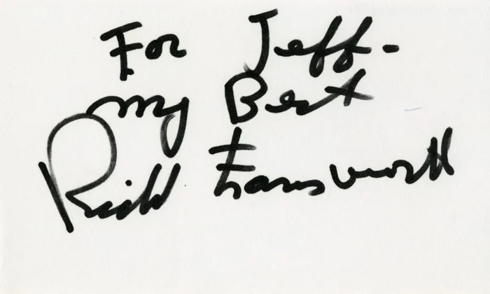 Richard Farnsworth autograph