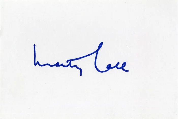 Monty Hall autograph