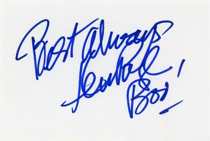 Ken Page autograph