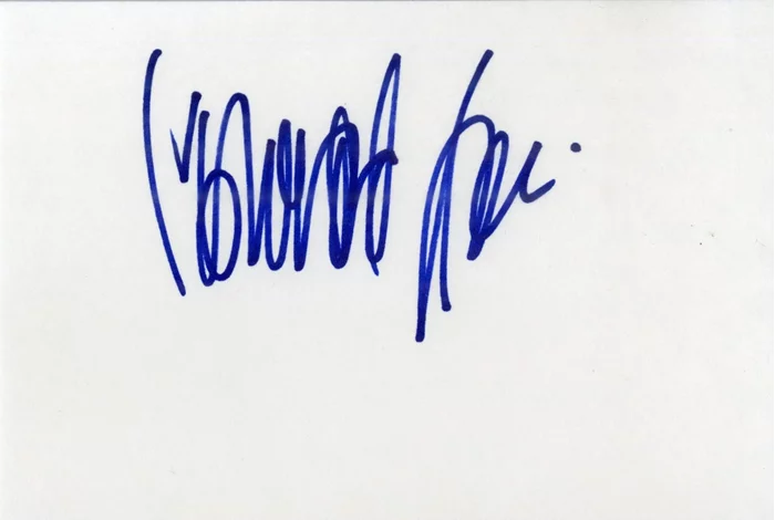 Conrad Janis autograph