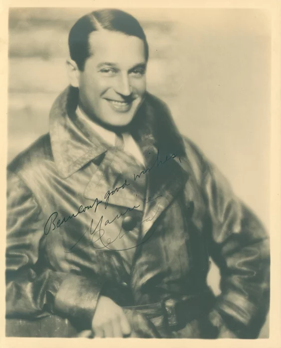 Maurice Chevalier autograph