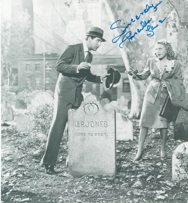 Priscilla Lane autograph