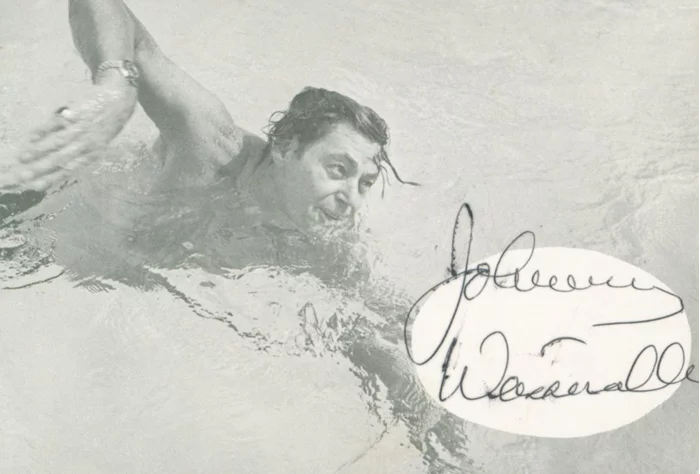 Johnny Weissmuller autograph