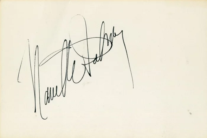Nanette Fabray autograph