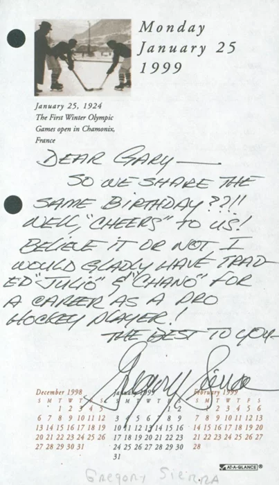 Gregory Sierra autograph