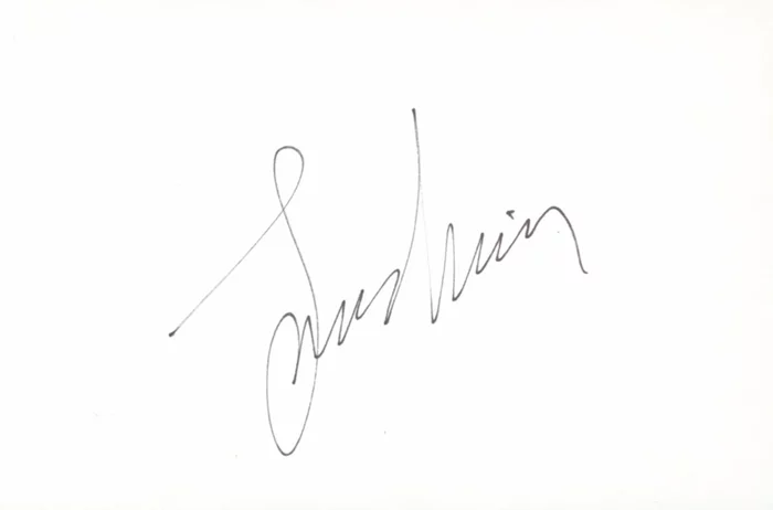Leonard Nimoy autograph