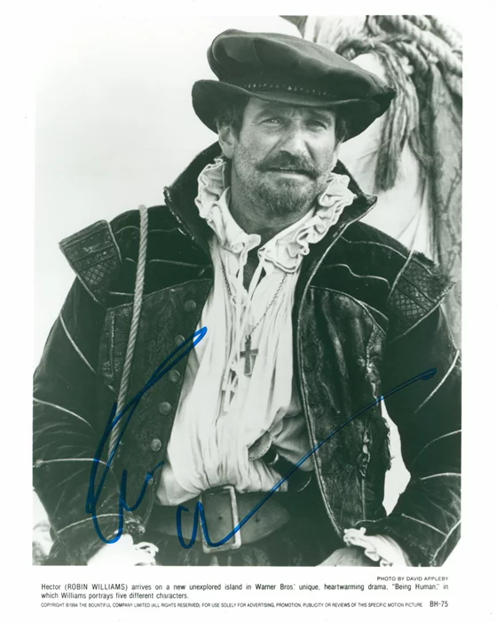 Robin Williams autograph