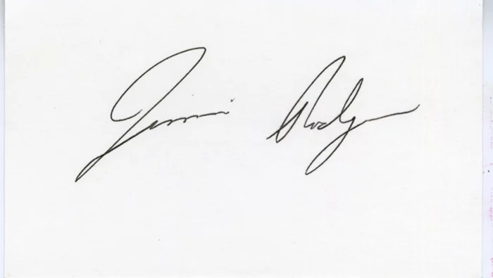 Jimmie Rodgers autograph