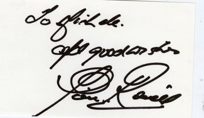 Clive Revill autograph