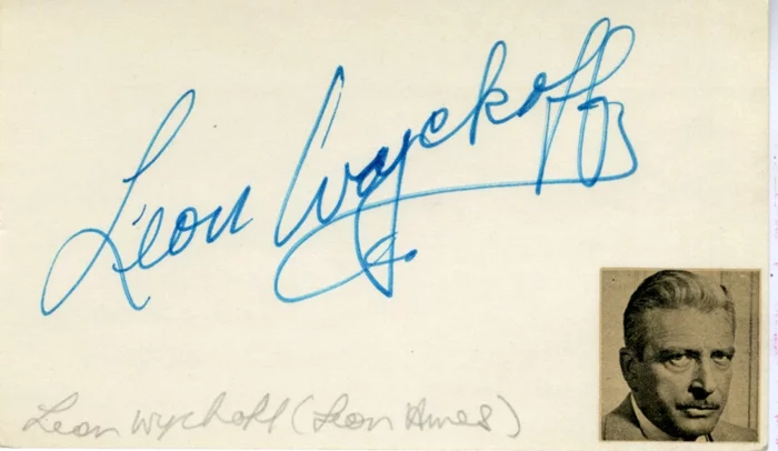 Leon Ames autograph