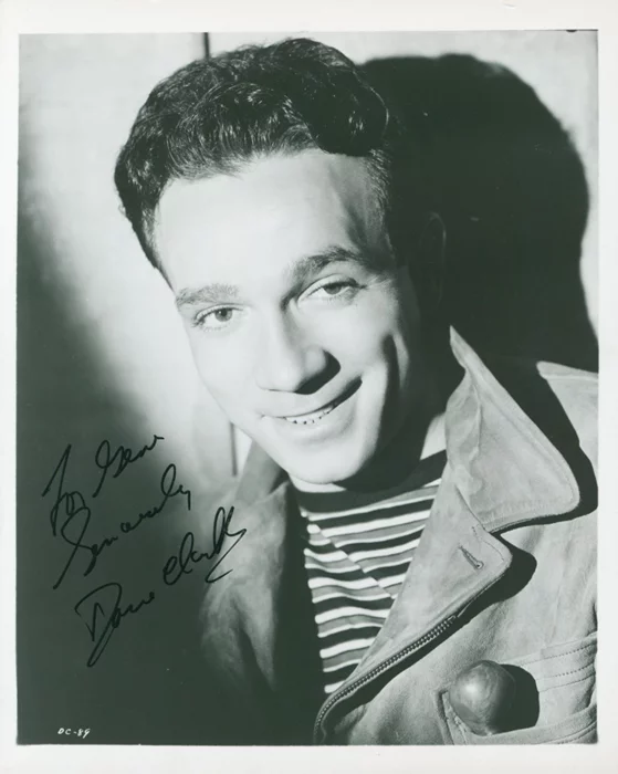Dane Clark autograph