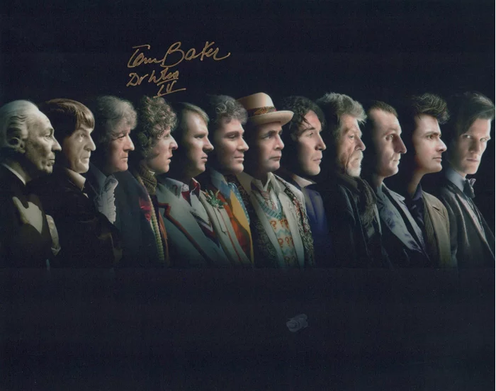 Tom Baker autograph